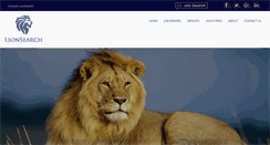 Desktop Screenshot of lionsearch.com